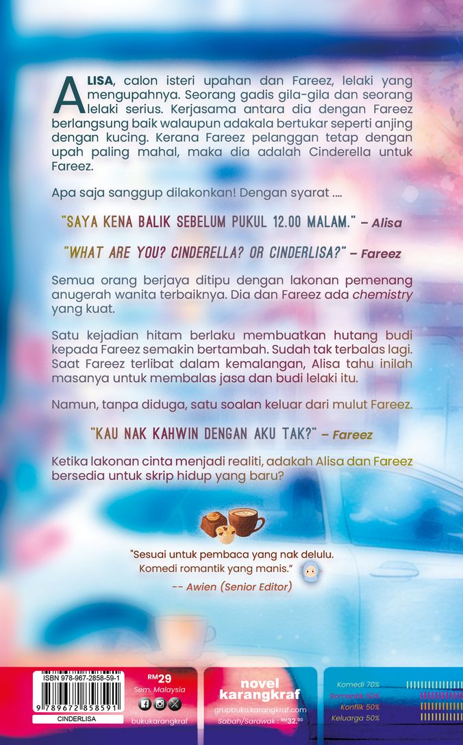 Novel Cinderlisa - Iris Erika